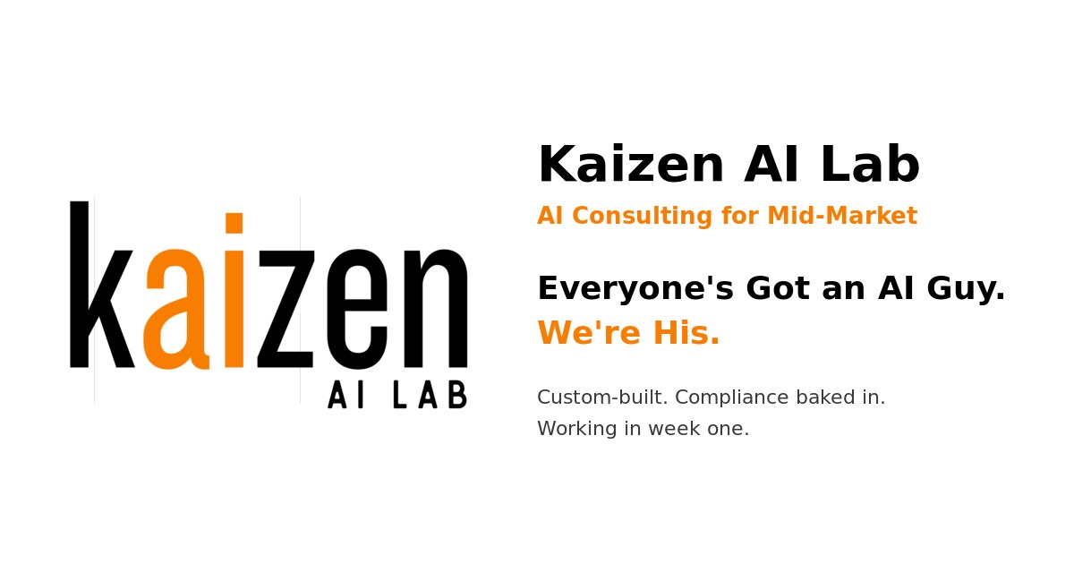 Kaizen AI Labs — Intelligence, evolved